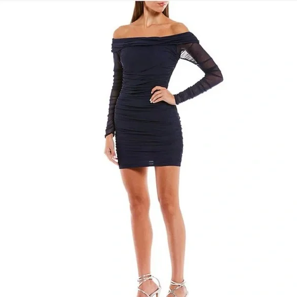 knee length dresses for ladies Short Tight Strappy-Back Homecoming Dress main image 1